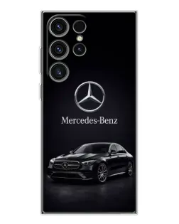 Чехол для Samsung Galaxy S25 Ultra с картинкой «Mercedes — решетка радиатора»