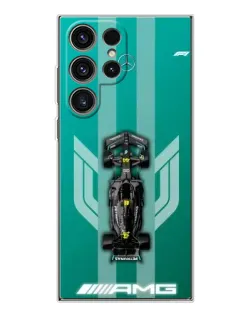 Чехол для Samsung Galaxy S25 Ultra с картинкой «Mercedes AMG Petronas»