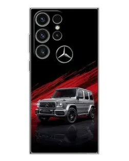 Чехол для Samsung Galaxy S25 Ultra с картинкой «Mercedes G-Class красный»