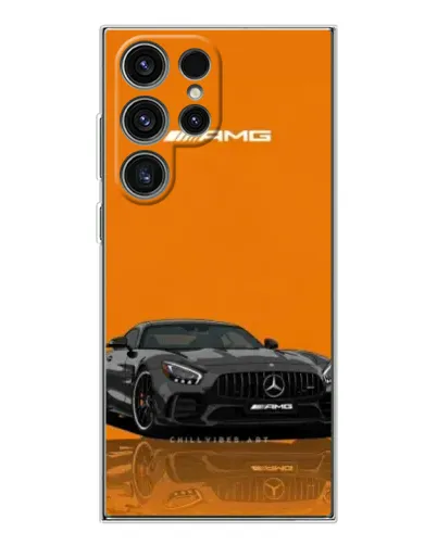 Чехол для Samsung Galaxy S25 Ultra с картинкой «Оранжевый Mercedes AMG» Чехол для Samsung Galaxy S25 Ultra с картинкой «Оранжевый Mercedes AMG»