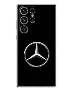 Чехол для Samsung Galaxy S25 Ultra с картинкой «Mercedes классический лого»