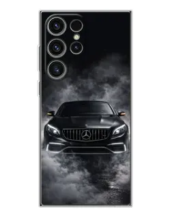 Чехол для Samsung Galaxy S25 Ultra с картинкой «Mercedes в дыму»