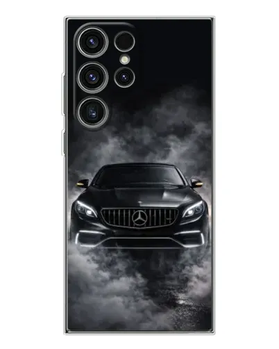 Чехол для Samsung Galaxy S25 Ultra с картинкой «Mercedes в дыму» Чехол для Samsung Galaxy S25 Ultra с картинкой «Mercedes в дыму»