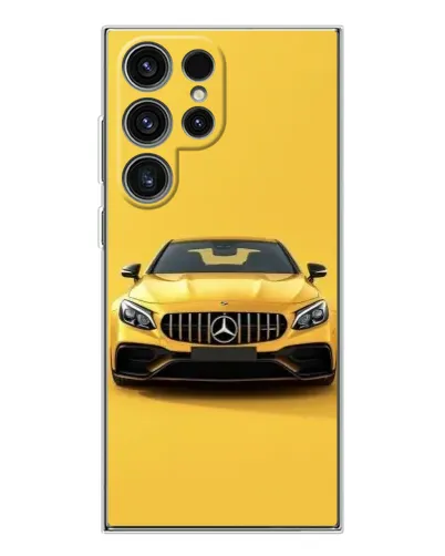 Чехол для Samsung Galaxy S25 Ultra с картинкой «Желтый Mercedes GT» Чехол для Samsung Galaxy S25 Ultra с картинкой «Желтый Mercedes GT»
