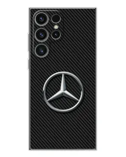 Чохол для Samsung Galaxy S25 Ultra з картинкою «Карбоновий Mercedes стиль» Чохол для Samsung Galaxy S25 Ultra з картинкою «Карбоновий Mercedes стиль»