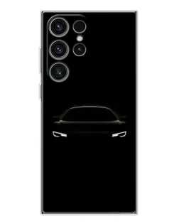 Чехол для Samsung Galaxy S25 Ultra с картинкой «Взгляд Audi в темноте»
