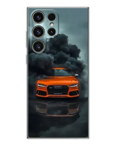 Чехол для Samsung Galaxy S25 Ultra с картинкой «Audi в облаках дыма» Чехол для Samsung Galaxy S25 Ultra с картинкой «Audi в облаках дыма»