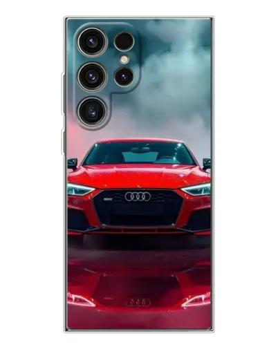 Чехол для Samsung Galaxy S25 Ultra с картинкой «Audi RS — красный стиль» Чехол для Samsung Galaxy S25 Ultra с картинкой «Audi RS — красный стиль»