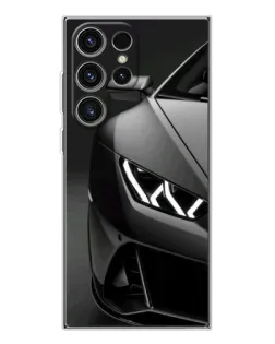 Чехол для Samsung Galaxy S25 Ultra с картинкой «Lamborghini фары детализация»