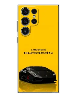 Чехол для Samsung Galaxy S25 Ultra с картинкой «Lamborghini Huracan черный»