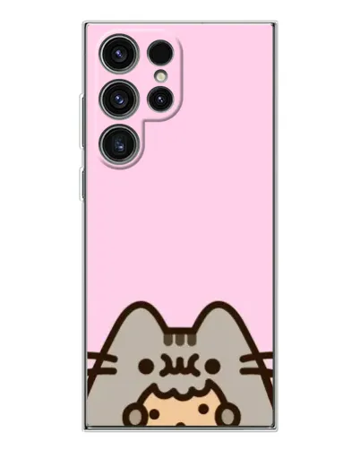 Чехол для Samsung Galaxy S25 Ultra с картинкой «Pusheen и печенье» Чехол для Samsung Galaxy S25 Ultra с картинкой «Pusheen и печенье»