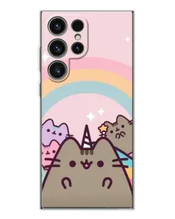 Чехол для Samsung Galaxy S25 Ultra с картинкой «Единорог Pusheen»
