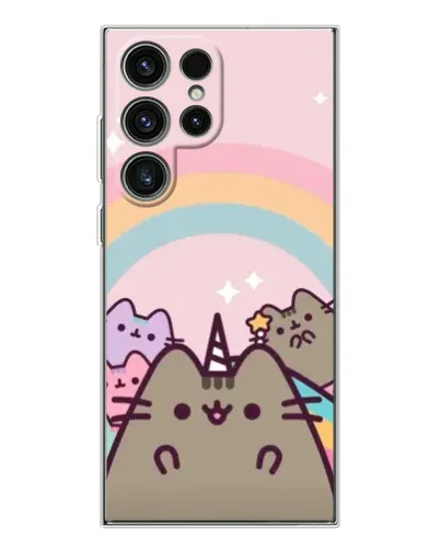 Чехол для Samsung Galaxy S25 Ultra с картинкой «Единорог Pusheen» Чехол для Samsung Galaxy S25 Ultra с картинкой «Единорог Pusheen»