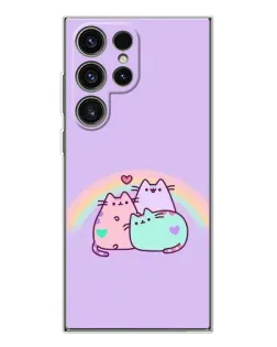 Чехол для Samsung Galaxy S25 Ultra с картинкой «Радужные Пушины»