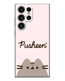 Чехол для Samsung Galaxy S25 Ultra с картинкой «Pusheen логотип»