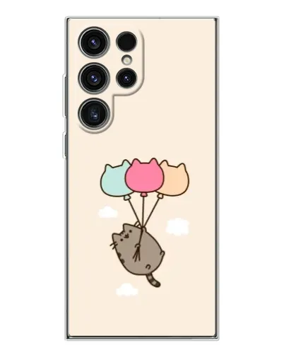 Чехол для Samsung Galaxy S25 Ultra с картинкой «Пушин на шариках» Чехол для Samsung Galaxy S25 Ultra с картинкой «Пушин на шариках»