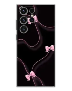 Чехол для Samsung Galaxy S25 Ultra с картинкой «Розовые ленты»