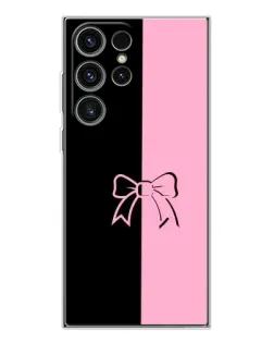 Чехол для Samsung Galaxy S25 Ultra с картинкой «Половинки банта»