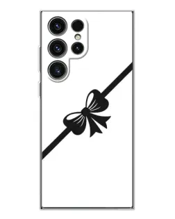 Чехол для Samsung Galaxy S25 Ultra с картинкой «Диагональный бант»