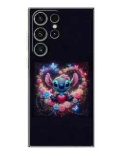 Чехол для Samsung Galaxy S25 Ultra с картинкой «Stitch в цветах» Чехол для Samsung Galaxy S25 Ultra с картинкой «Stitch в цветах»