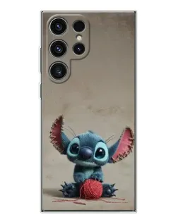 Чехол для Samsung Galaxy S25 Ultra с картинкой «Стич на коричневом фоне» Чехол для Samsung Galaxy S25 Ultra с картинкой «Стич на коричневом фоне»