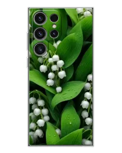 Чехол для Samsung Galaxy S25 Ultra с картинкой «Ландыши в зелени»