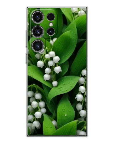 Чехол для Samsung Galaxy S25 Ultra с картинкой «Ландыши в зелени»