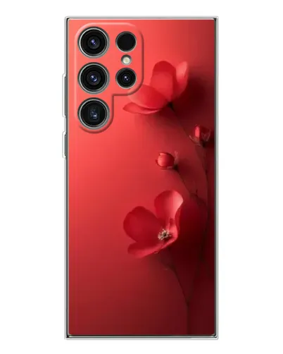 Чехол для Samsung Galaxy S25 Ultra с картинкой «Маковые соцветия»