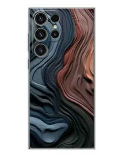 Чехол для Samsung Galaxy S25 Ultra с картинкой «Цветные волны каньона»