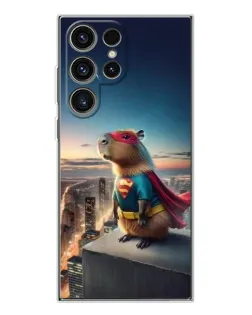 Чехол для Samsung Galaxy S25 Ultra с картинкой «Капи-мен супергерой»