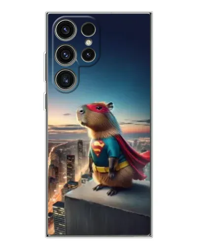 Чехол для Samsung Galaxy S25 Ultra с картинкой «Капи-мен супергерой» Чехол для Samsung Galaxy S25 Ultra с картинкой «Капи-мен супергерой»