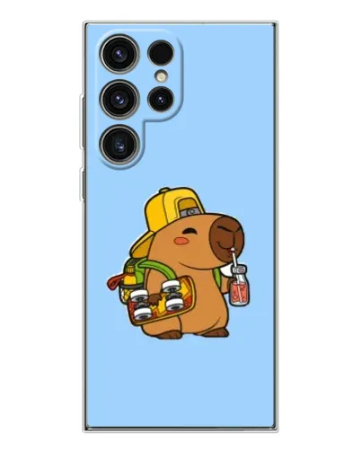 Чехол для Samsung Galaxy S25 Ultra с картинкой «Капибара на скейте» Чехол для Samsung Galaxy S25 Ultra с картинкой «Капибара на скейте»