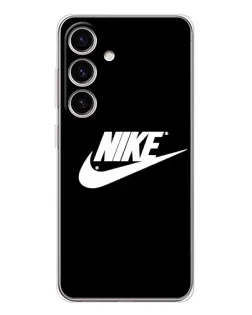 Чехол для Samsung Galaxy S25 с картинкой «Мазки краски Nike»