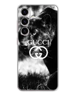Чехол для Samsung Galaxy S25 с картинкой «Gucci — дикая природа»