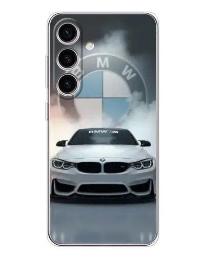 Чехол для Samsung Galaxy S25 с картинкой «BMW в белом дыму» Чехол для Samsung Galaxy S25 с картинкой «BMW в белом дыму»