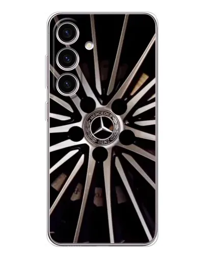 Чехол для Samsung Galaxy S25 с картинкой «Диск Mercedes»