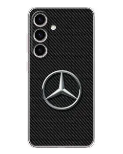 Чохол для Samsung Galaxy S25 з картинкою «Карбоновий Mercedes стиль»