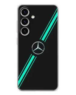 Чохол для Samsung Galaxy S25 з картинкою «Спортивні лінії Mercedes»