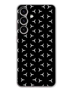 Чохол для Samsung Galaxy S25 з картинкою «Mercedes паттерн зірок»
