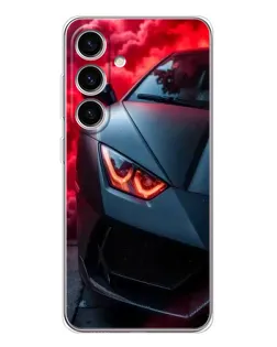 Чехол для Samsung Galaxy S25 с картинкой «Lamborghini красное сияние» Чехол для Samsung Galaxy S25 с картинкой «Lamborghini красное сияние»