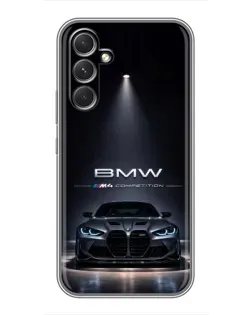 Чехол для Samsung Galaxy S26 Edge с картинкой «BMW сквозь ночной город» Чехол для Samsung Galaxy S26 Edge с картинкой «BMW сквозь ночной город»