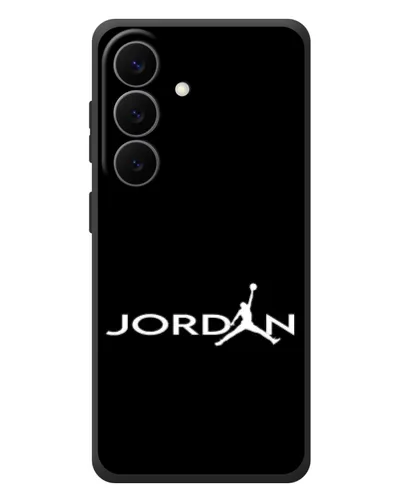 Чехол для Samsung Galaxy S26 Plus с картинкой «Jordan White Logo» Чехол для Samsung Galaxy S26 Plus с картинкой «Jordan White Logo»