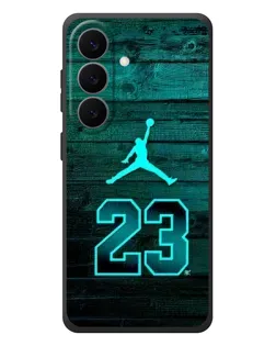 Чехол для Samsung Galaxy S26 Plus с картинкой «Jordan Cyan 23»