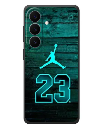 Чехол для Samsung Galaxy S26 Plus с картинкой «Jordan Cyan 23» Чехол для Samsung Galaxy S26 Plus с картинкой «Jordan Cyan 23»