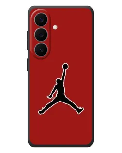 Чехол для Samsung Galaxy S26 Plus с картинкой «Jordan Red Back»