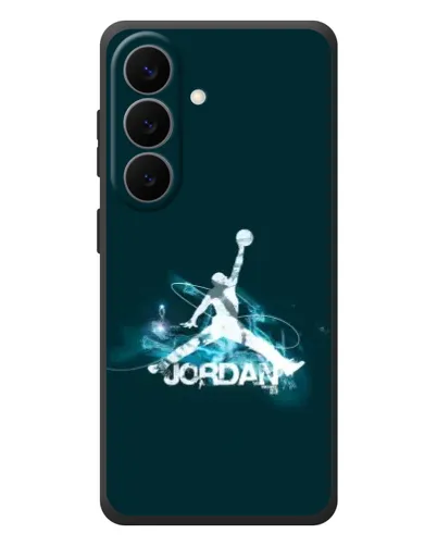 Чехол для Samsung Galaxy S26 Plus с картинкой «Jordan Blue Fire» Чехол для Samsung Galaxy S26 Plus с картинкой «Jordan Blue Fire»