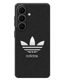 Чехол для Samsung Galaxy S26 Plus с картинкой «Adidas Карбоновая текстура»