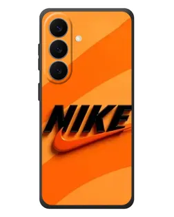 Чехол для Samsung Galaxy S26 Plus с картинкой «Оранжевый драйв Nike»