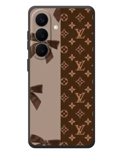Чехол для Samsung Galaxy S26 Plus с картинкой «Louis Vuitton — банты»