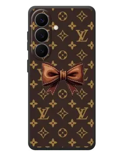Чехол для Samsung Galaxy S26 Plus с картинкой «LV с бантом»